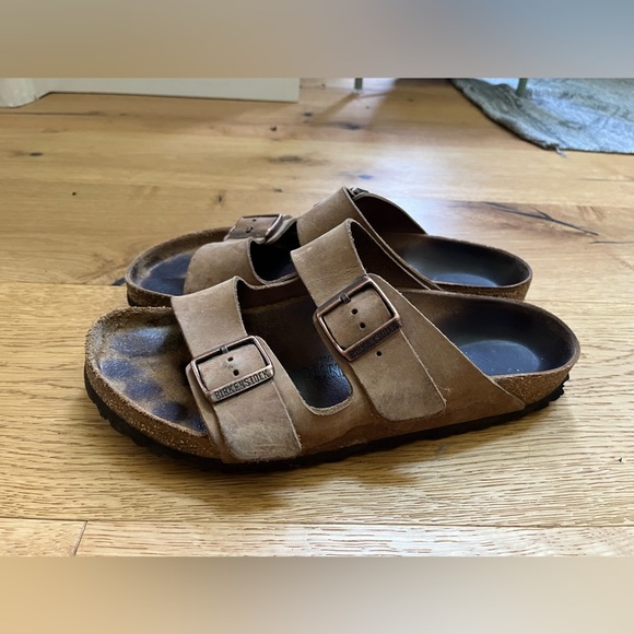 Birkenstock Arizona Oiled Leather Tobacco Brown - Picture 4 of 6